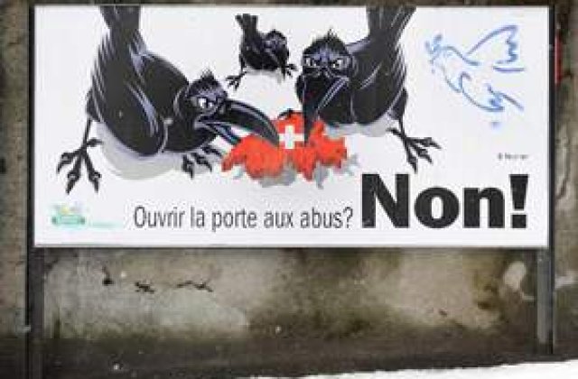 'Corbii' pot sa circule liber in Elvetia