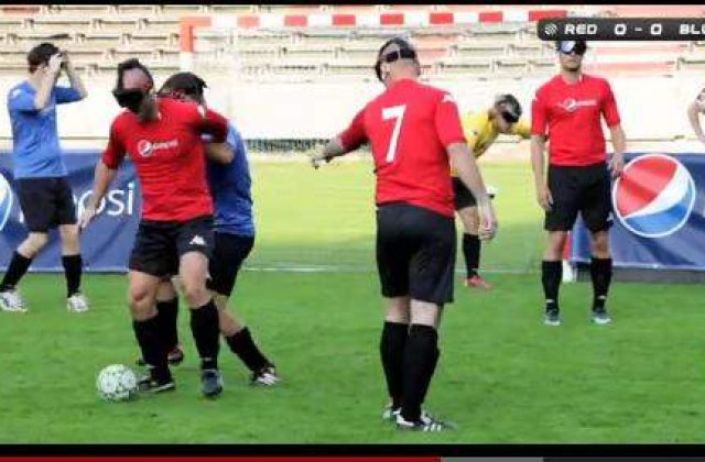 [VIDEO] S-a inventat tehnologia care ii ajuta pe orbi sa joace fotbal
