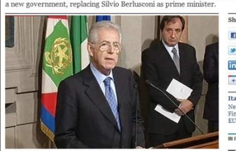 Oficial: Mario Monti va forma noul guvern italian