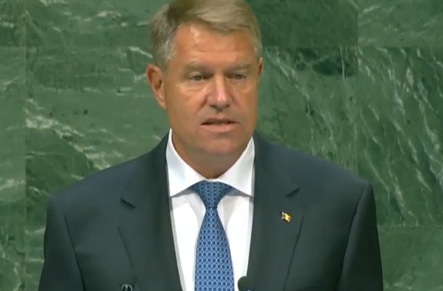 Iohannis, la ONU: Avem datoria sa explicam mai bine care sunt provocarile actuale la adresa pacii