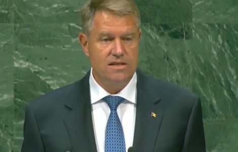 Iohannis, la ONU: Avem datoria sa explicam mai bine care sunt provocarile actuale la adresa pacii