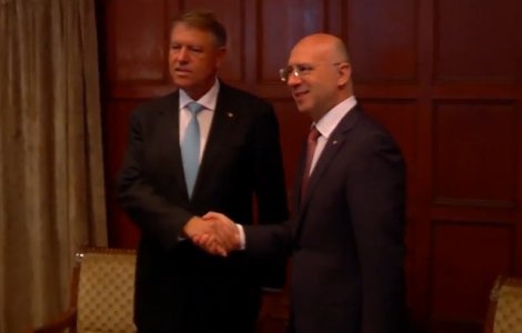 Klaus Iohannis, intrevedere cu premierul Moldovei la New York. Despre ce s-a discutat