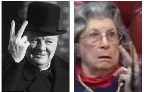  Video  Cine face semne obscene in Parlamentul britanic?