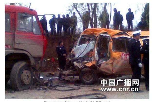 Accident tragic in China: Cel putin 19 copii au murit