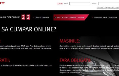 Seat lanseaza un magazin online de masini noi