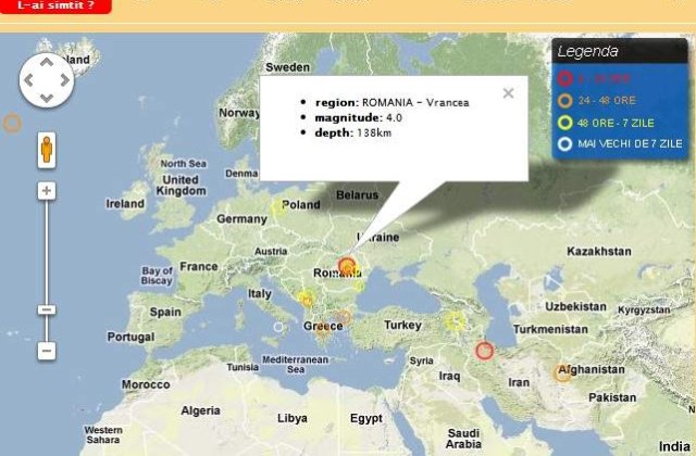 Vrancea se cutremura din nou