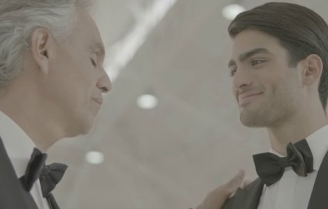 Andrea Bocelli a cantat pentru prima oara cu fiul sau / VIDEO
