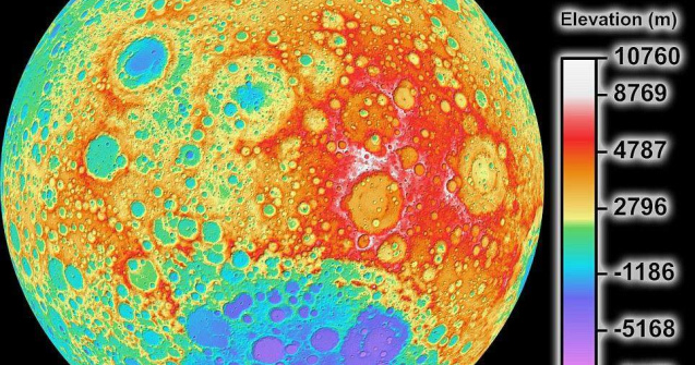  Foto  Cum arata de fapt Luna?