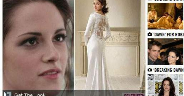 Rochia de mireasa din "Twilight", disponibila in magazine