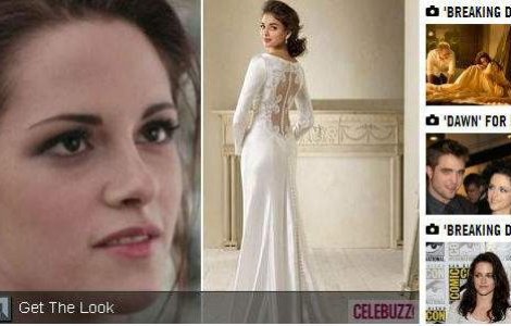 Rochia de mireasa din "Twilight", disponibila in magazine