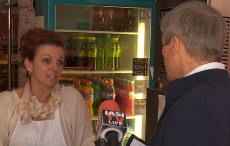 Proprietara unei patiserii, catre Dacian Ciolos: Niciodata nu voi mai merge la vot. Gata, ca eu pierd timpul si pierd clientii/ VIDEO