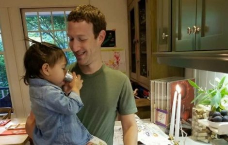 Mark Zuckerberg, amuzat de fiica sa: "Crede ca lucrez in librarie"