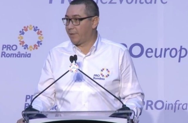 Victor Ponta, ales presedinte al Pro Romania: Un lider adevarat este o protectie pentru echipa/ VIDEO