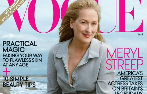 Meryl Streep, cea mai in varsta vedeta de pe coperta Vogue