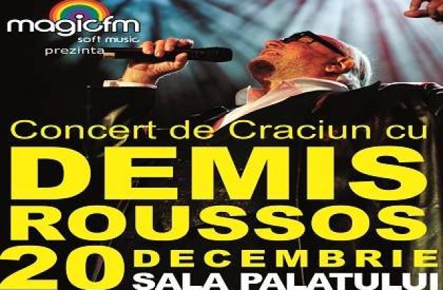 CONCURS 9AM: Castiga o invitatie dubla la concertul lui Demis Roussos!