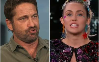 Gerard Butler si Miley Cyrus...