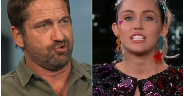 Gerard Butler si Miley Cyrus si-au pierdut locuintele in incendiile din California/ FOTO