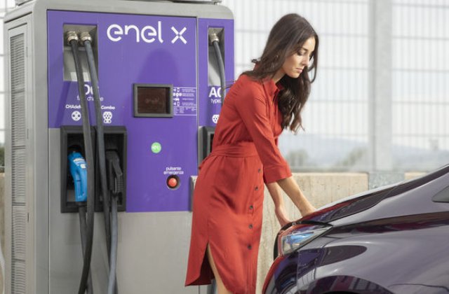 Enel va dezvolta in Romania o retea de 2.500 de puncte de incarcare pentru masini electrice: statiile vor avea puteri de pana la 150 kW