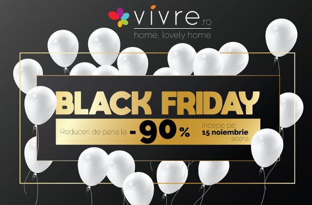 Vivre anunta de Black Friday cele mai mari reduceri ale anului