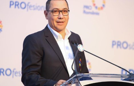 Ponta, despre Laufer: Ma declar uimit de faptul ca s-a lasat folosit intr-un joc murdar citind de la sediul PSD un text absurd