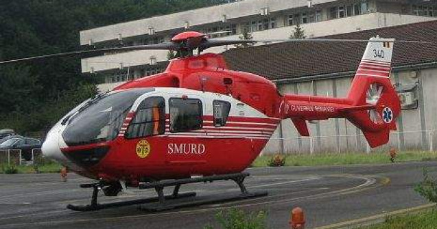 SMURD Arad a ramas fara elicopter