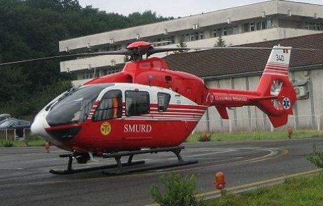 SMURD Arad a ramas fara elicopter