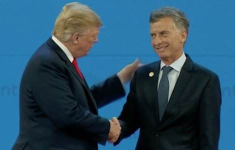 Moment comic la G20. Trump a plecat de pe scena, lasandu-l pe presedintele Argentinei singur / VIDEO
