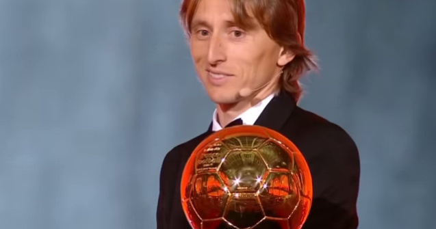 Luka Modric a castigat Balonul de Aur 2018