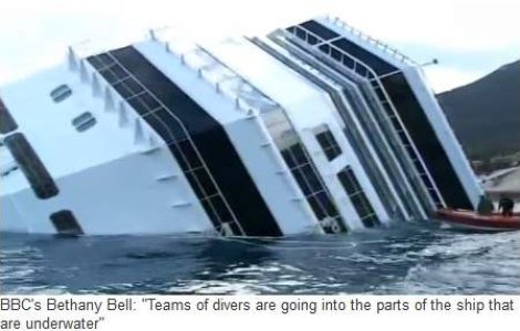 Naufragiului navei de croaziera in largul Italiei: Bilantul a ajuns la sase morti