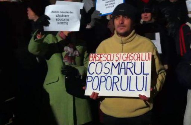 A cincea zi de proteste: Numarul protestarilor a scazut la 9.700