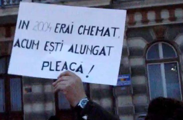 Din ce in ce mai putini protestatari