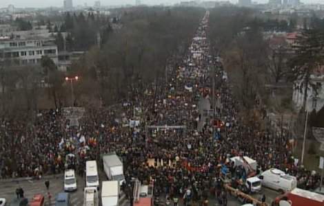 Jandarmeria Romania: Organizatorii mitingului USL vor fi amendati