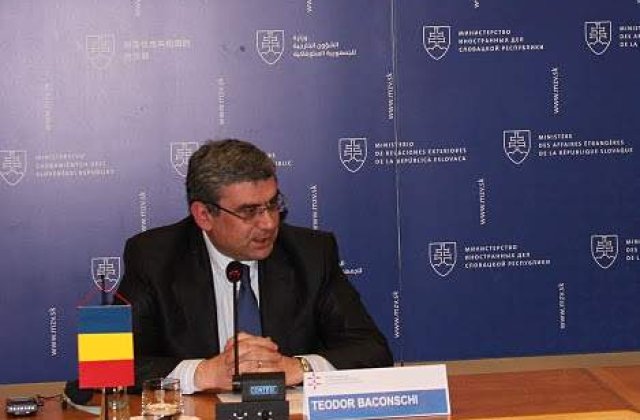 Baconschi: Presedintele Basescu nu mi-a reprosat absolut nimic