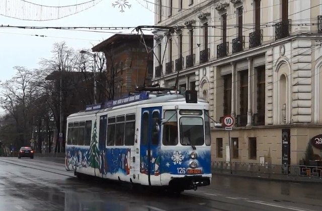 "Tramvaiul lui Mos Craciun" va circula duminica in Capitala