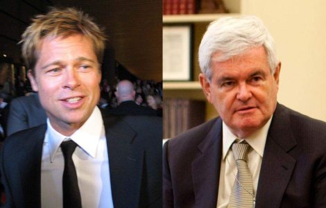  Video  Newt Gingrich: Brad Pitt ar trebui sa ma interpreteze intr-un film
