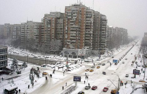 Bucuresti: Bulevardele mari, tinta utilajelor de deszapezire