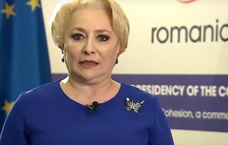 Dancila, mesaj cu prilejul preluarii presedintiei Consiliului UE: 2019 va fi anul Romaniei europene/ VIDEO