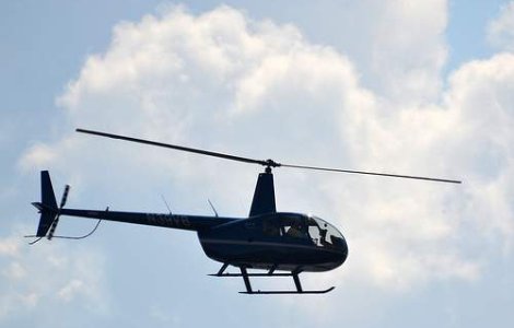 Ungureanu, cu elicopterul la munca