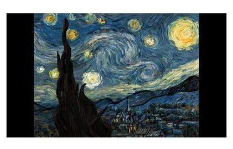  Video  "Noaptea Instelata", de Van Gogh, prima pictura multitouch