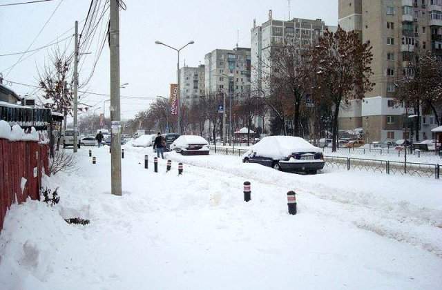 Circulatie oprita in Capitala, pentru deszapezire