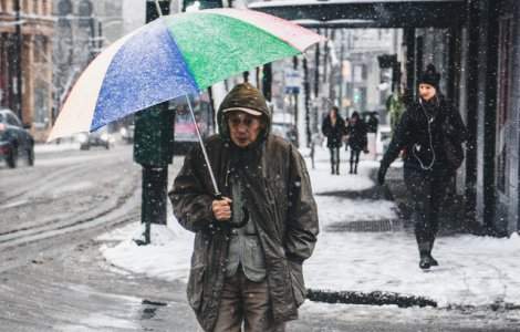 Capitala, sub informare de precipitatii predominant sub forma de ninsoare