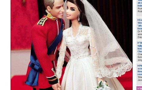 Printul William si Kate Middleton: Cum arata papusile regale?