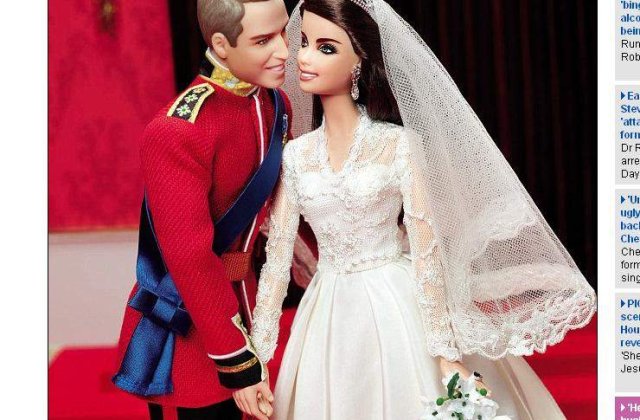 Printul William si Kate Middleton: Cum arata papusile regale?