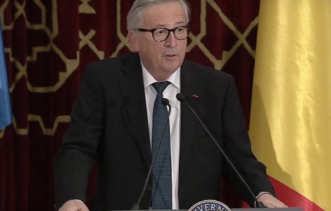 Juncker: Romania nu trebuie sa "exporte" in Europa conflictele interne