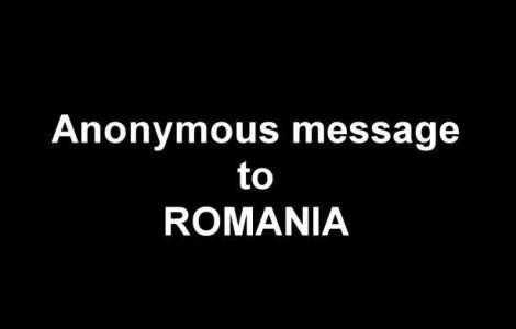  Video  Un nou atac Anonymous impotriva unei institutii romanesti