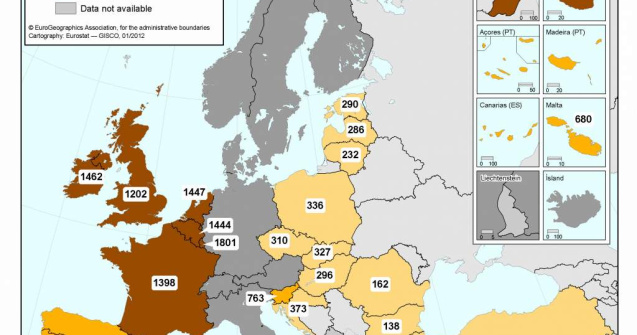 Harta salariilor minime din Uniunea Europeana