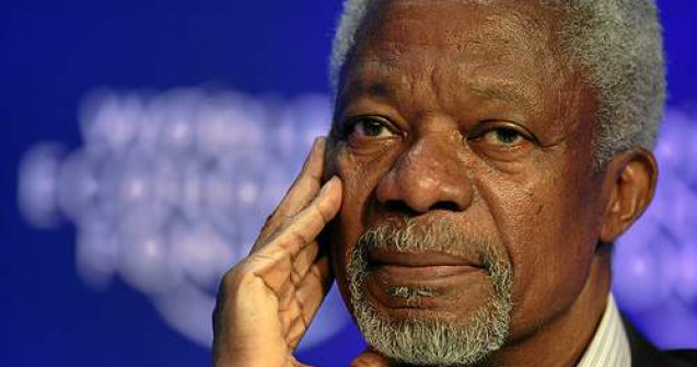 Kofi Annan, emisar special al Ligii Arabe