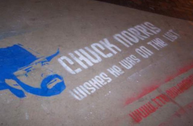 Unde ai putea sa vizitezi podul cu numele "Chuck Norris"?