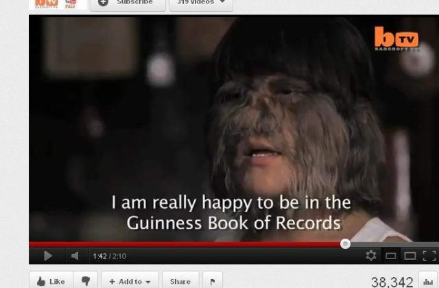 Cea mai paroasa fetita din lume