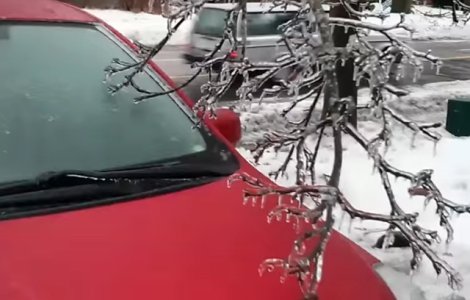 Efectul "freezing rain" in Romania